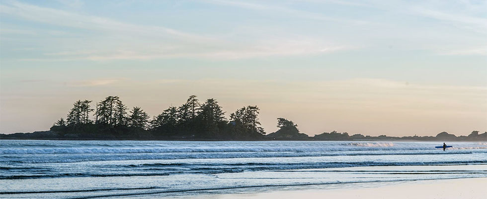 Tofino Beach Suite Cabin Bedroom Loft, Beachfront vacation cabin Tofino, BC, Canada